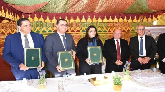 توقيع ثلاث اتفاقيات شراكة تهم تأهيل المراكز القروية والتنمية المندمجة بجهة طنجة تطوان الحسيمة