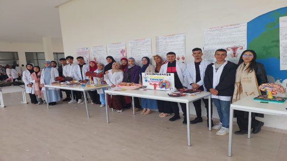 طلبةالمعهد العالي للمهن التمريضية بطنجة ينظمون معرضا مميزا لمجسمات التشريح البشري في أجواء من الإبداع والتنافس