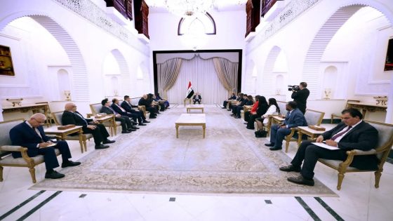 خلال استقباله للوفد الاعلامي للجامعة العربية الرئيس العراقي يؤكد على أهمية نقل الصورة الحقيقية عن الاستقرار الأمني في العراق والتعايش المشترك بين جميع مكونات المجتمع العراقي