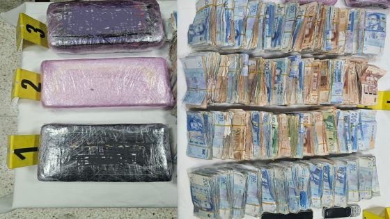 أمن طنجة يضبط ثلاثة كيلوغرامات و460 غراما من مخدر الكوكايين بحوزة شخص من ذوي السوابق القضائية. 