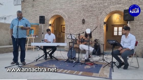شعراء في حضرة أمسية الشعر والموسيقى ،ببرج سانت كاترينا التاريخي بطنجة .