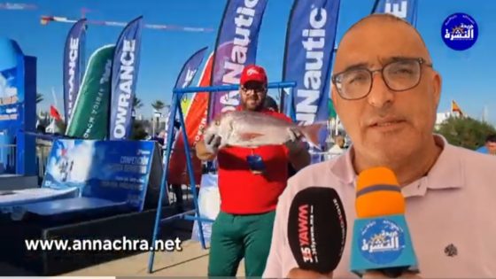 فعاليات اليوم الأول لكأس جبل طارق للصيد العمودي بالقوارب بمارينا باي طنجة .