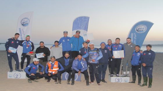 الجولة العاشرة مسك ختام البطولة المحلية الداخلية بنظام الفردي لجمعية طنجيس للصيد الرياضي الشاطئي.