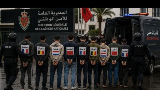 الأمن المغربى يوجه ضربة قوية للجريمة العابرة للحدود ، ويوقف 11 مبحوثأ عنهم دوليأ.