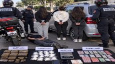  أمن القنيطرة يتمكن من إيقاف عصابة مكونة من شخص و ثلاث فتيات وحجز كمية مهمة من الكوكايين ومروج للأقراص المهلوسة