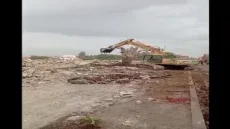 هدم سوق بنسليمان بعدما تمت عملية إيواء تجاره